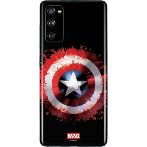Marvel Captain America Star Shield Galaxy S20 Fan Edition Skin